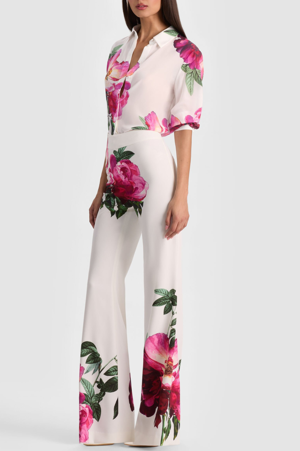 Bergena Floral Blazer & Trousers Set