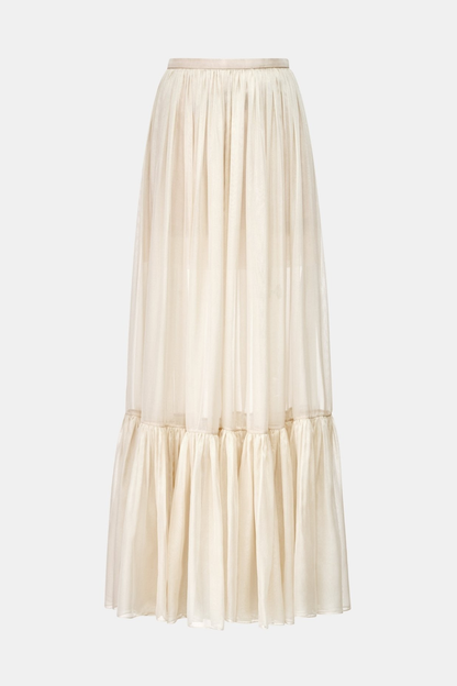 Bertram Floral Embroidered Top & Maxi Skirt Set