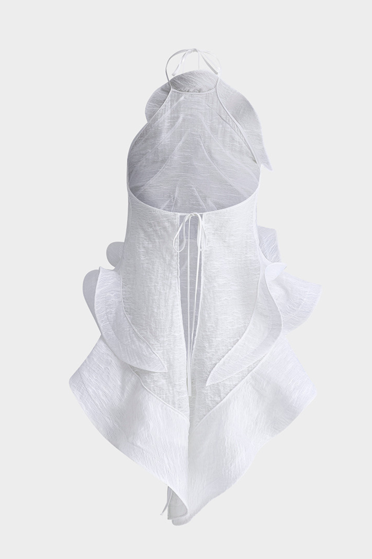 Beryl Wave Ruffle Top