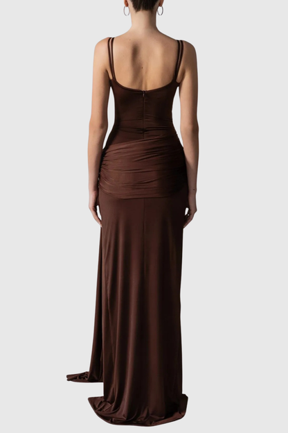 Betricra Cutout Draped Maxi Dress