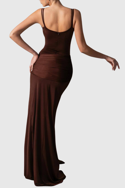 Betricra Cutout Draped Maxi Dress