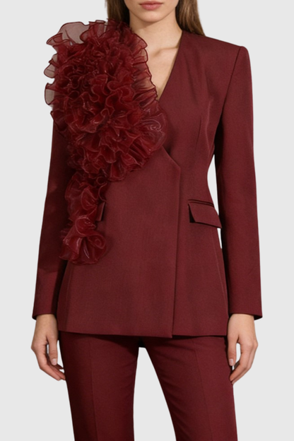 Blanya Ruffle Blazer