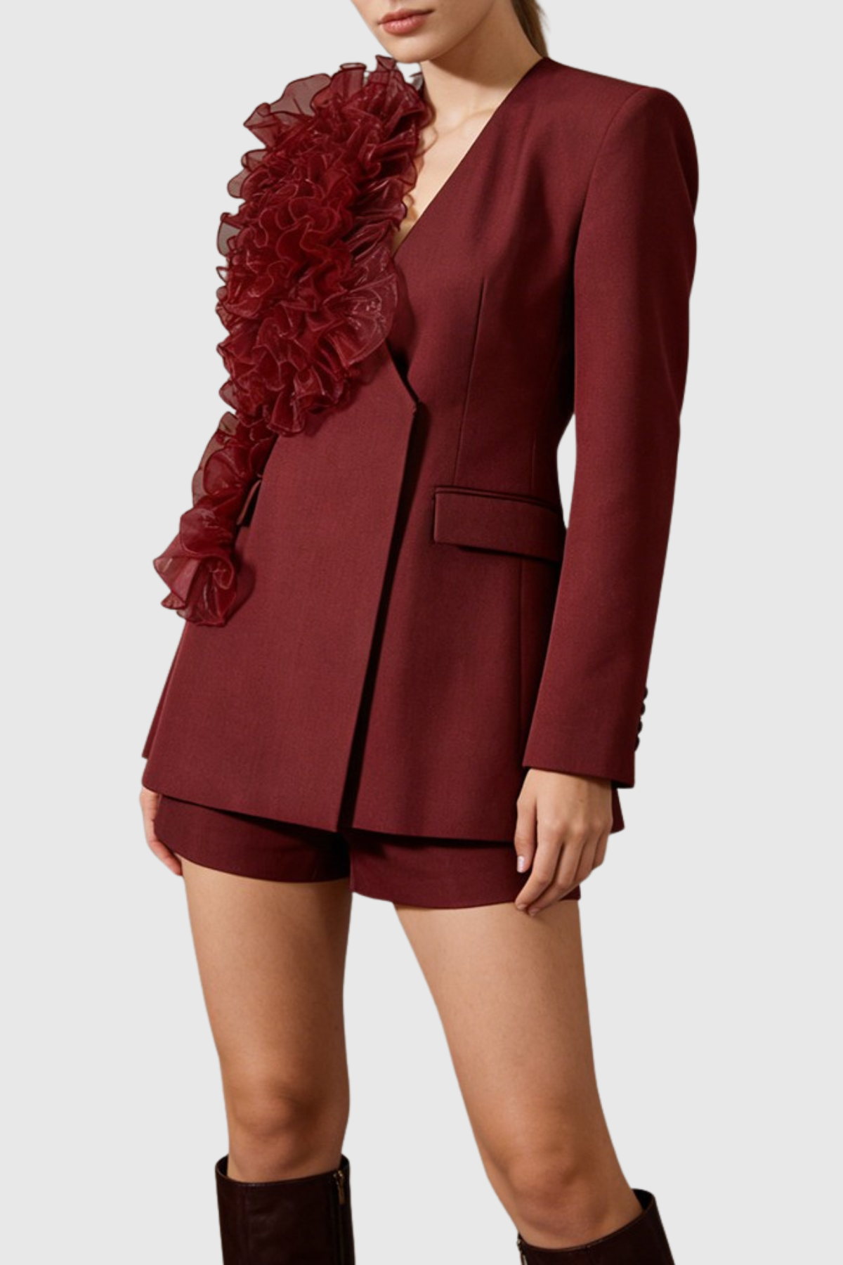 Blanya Ruffle Blazer