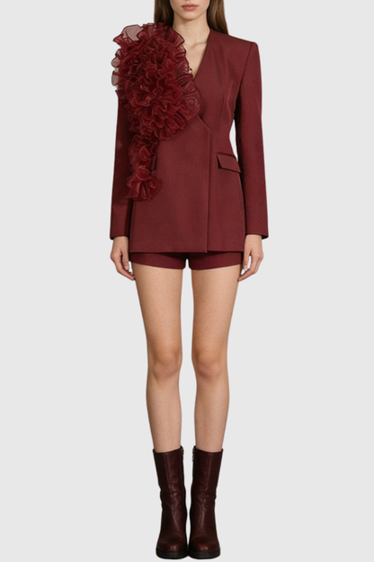 Blanya Ruffle Blazer