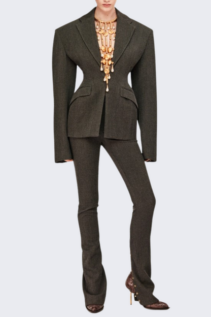 Blowa Lace Up Blazer