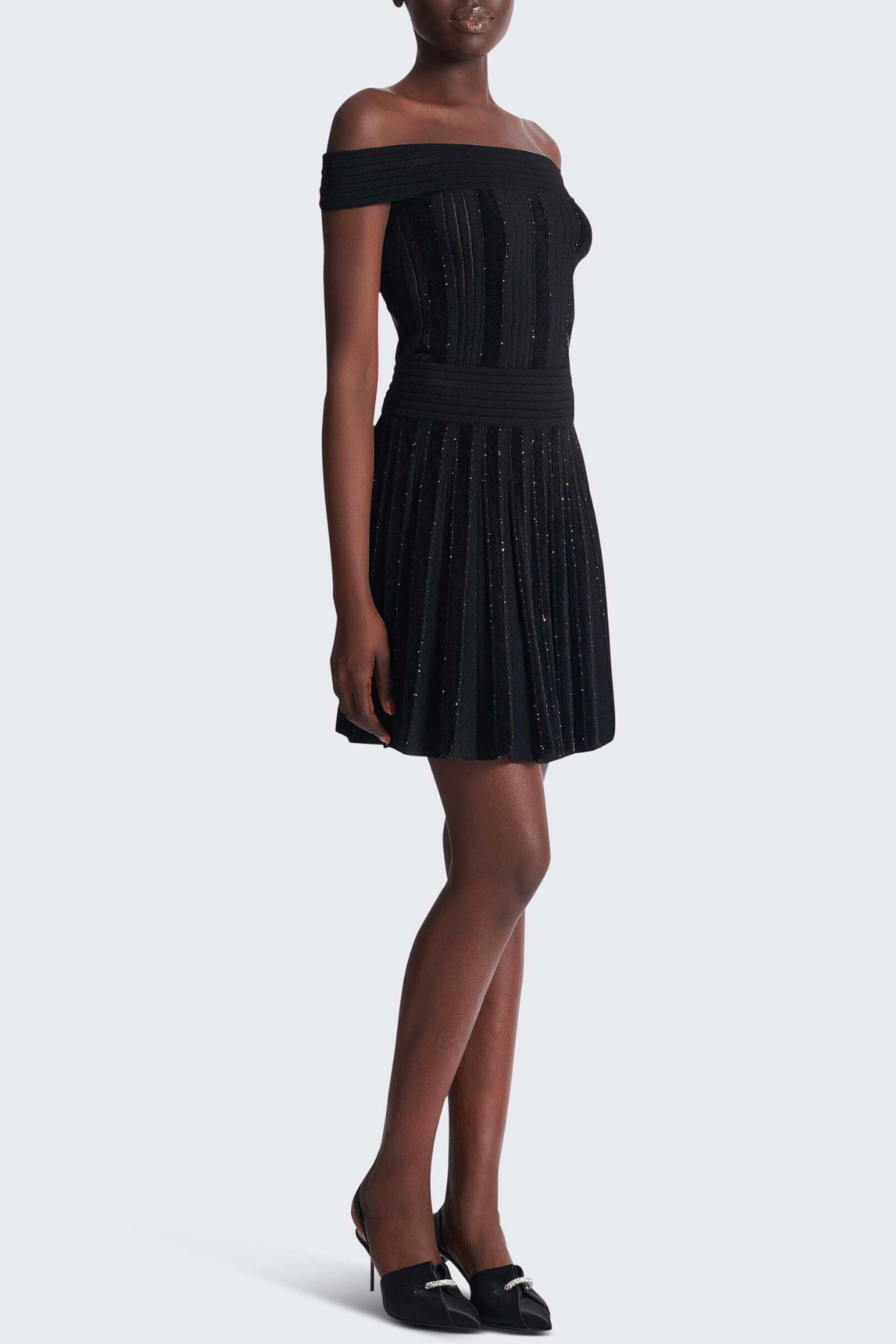 Bobbea Off Shoulder Knit Mini Dress
