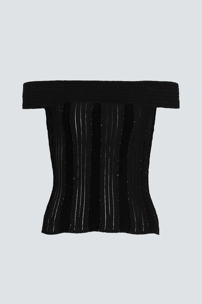 Bobbea Off Shoulder Knit Mini Dress