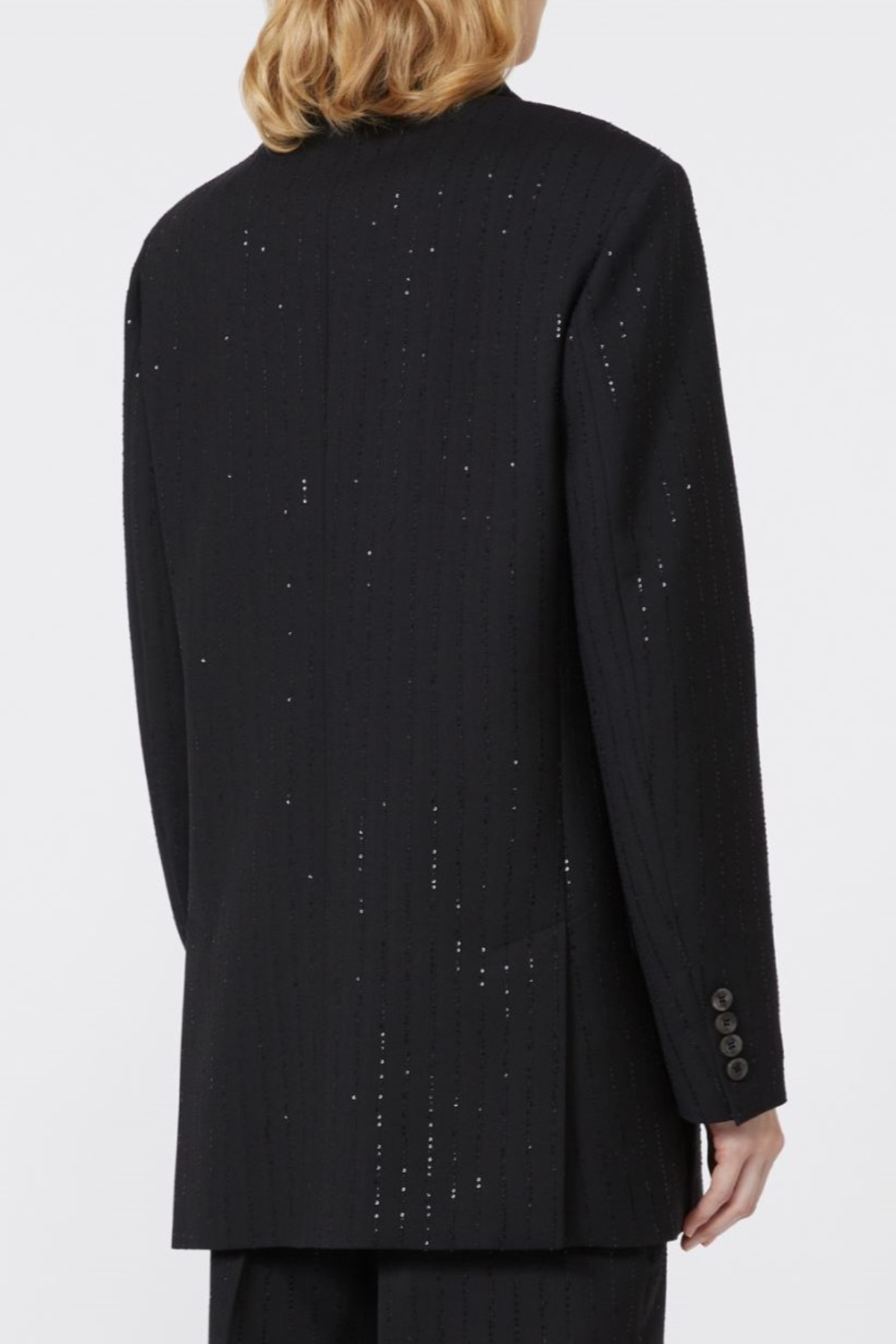Bodana Sequin Embellished Blazer & Pants Set