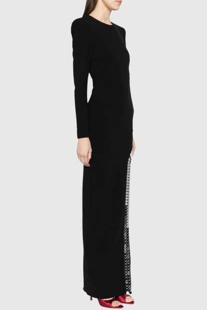 Bodha Mirror Embellished Cutout Maxi Dress