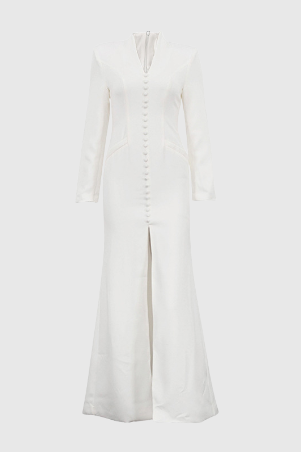 Bohama Buttoned Maxi Dress - White