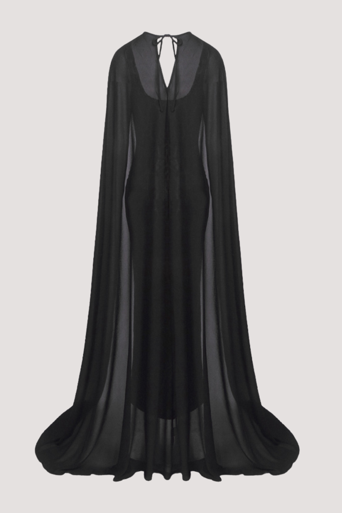 Borgna Leopard Sequin Maxi Dress & Cape Set