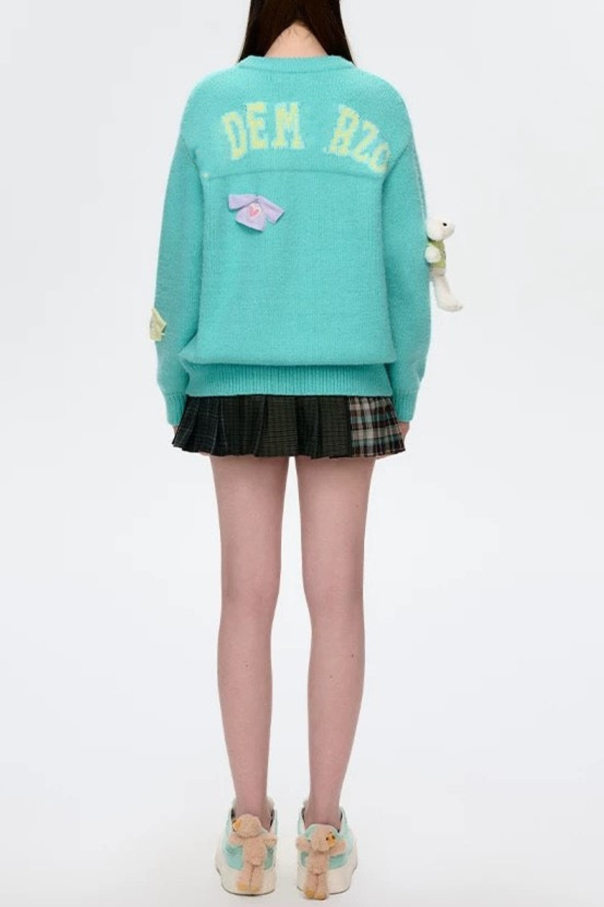 Brasa 3D Bear Sweater - Blue
