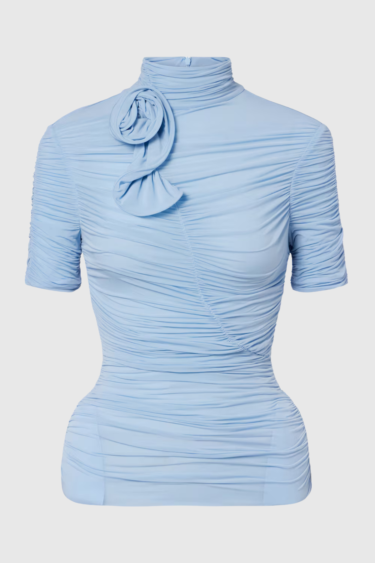 Briar Floral Appliqué Ruched Top
