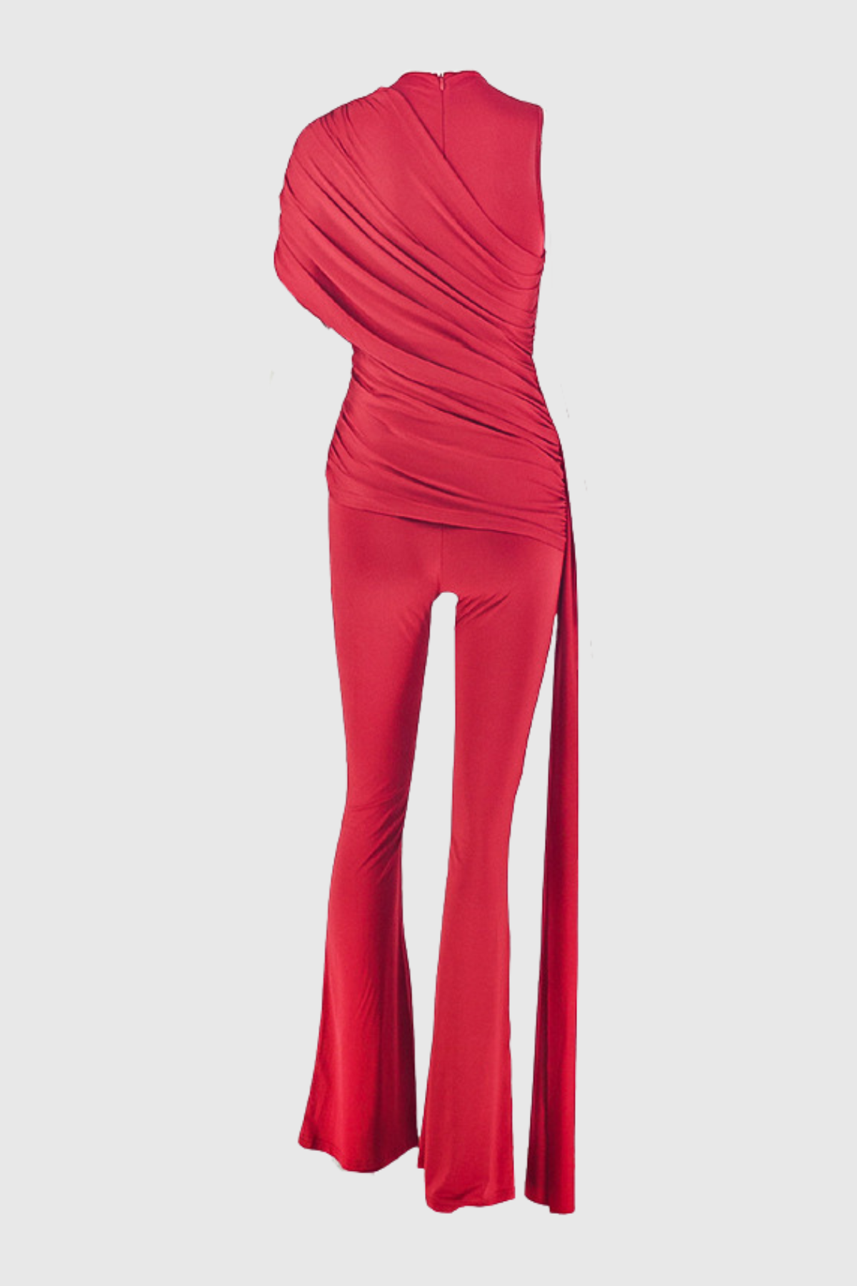 Brinly Asymmetric Ruched Jumpsuit