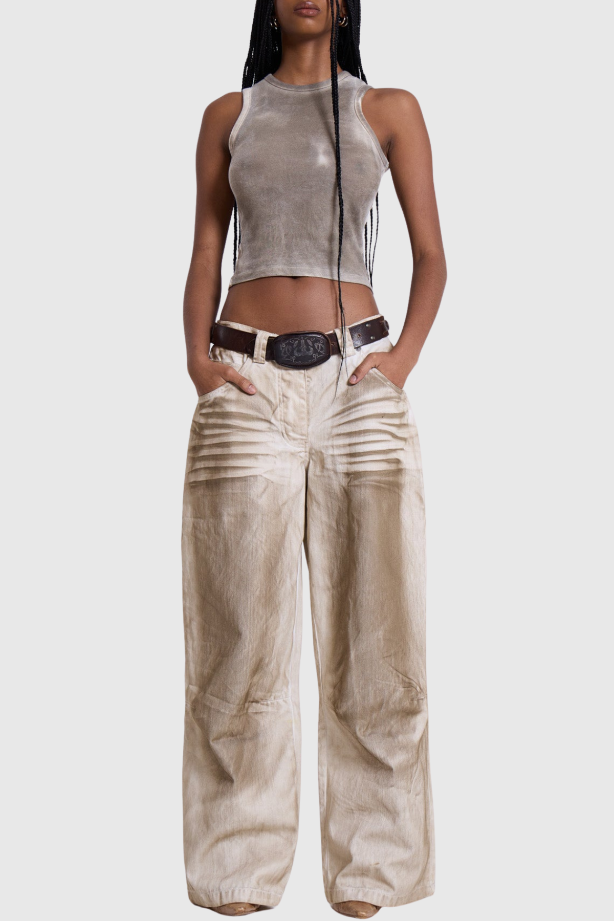 Brocket Oil Wash Jeans