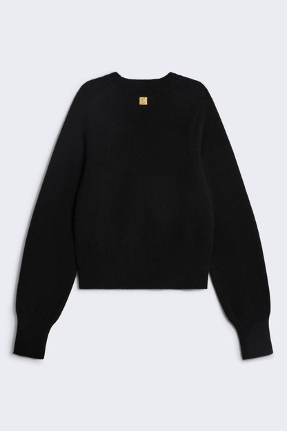 Bujara Embellished Knit Top - Black