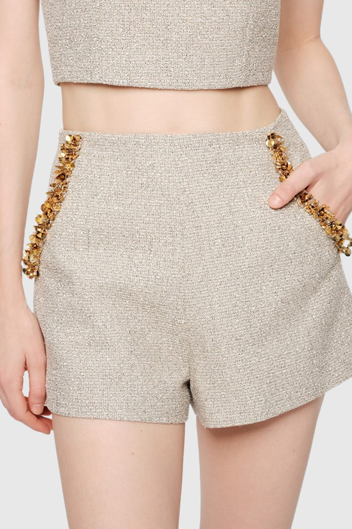 Caela Sequin Top