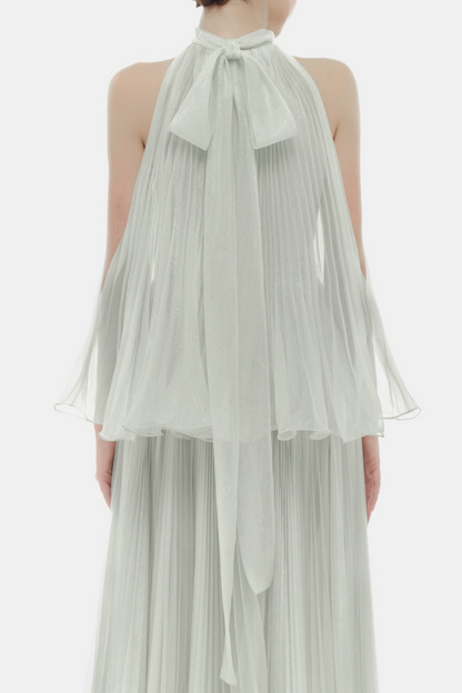 Cailyn Sleeveless Pleated Maxi Dress - Mint