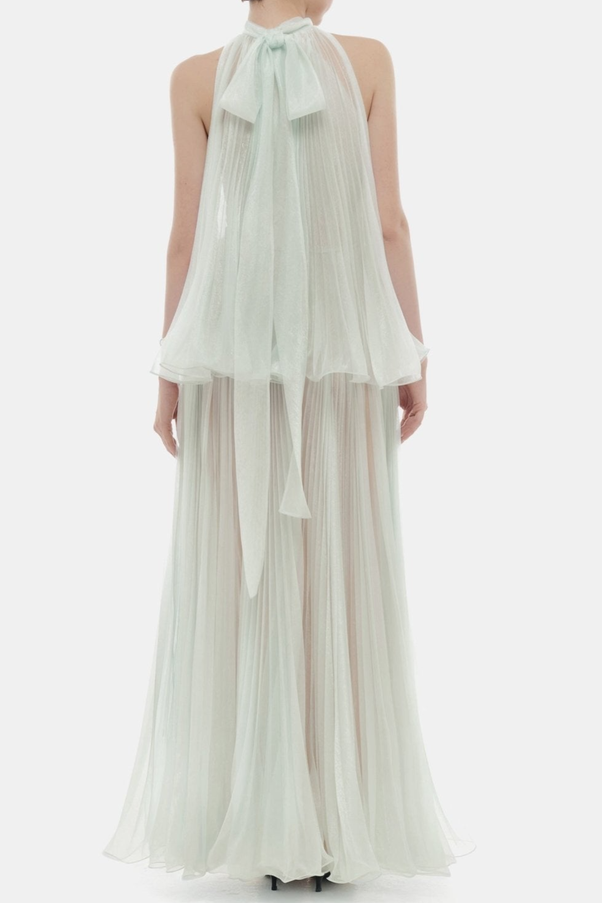 Cailyn Sleeveless Pleated Maxi Dress - Mint
