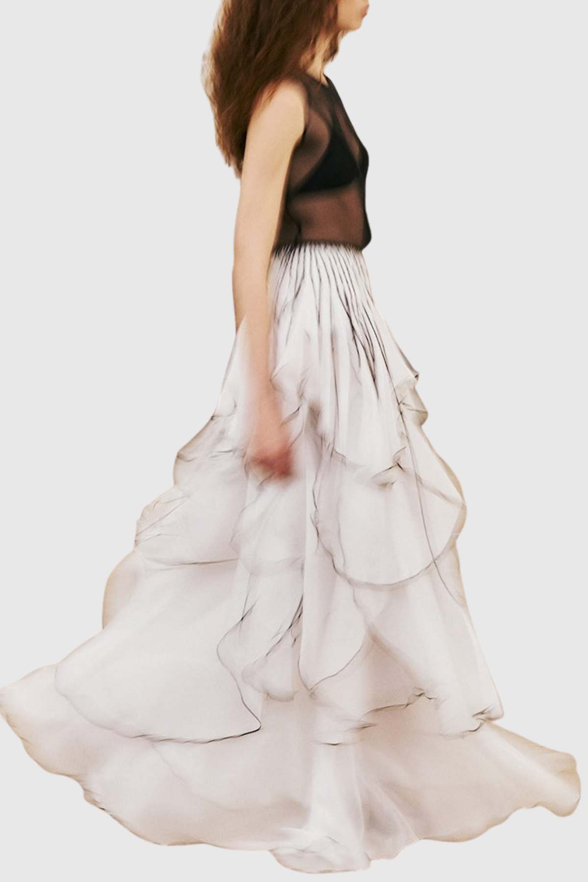 Caleba Ruffle Maxi Skirt