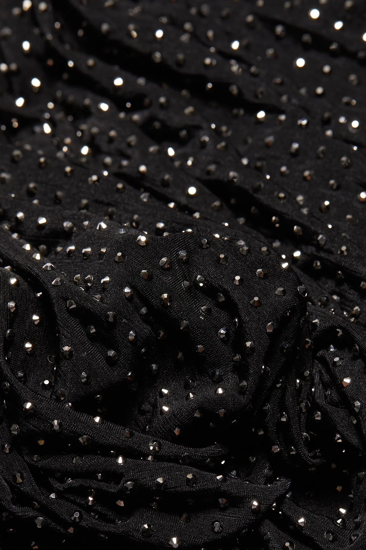 Callaha Crystal Embellished Ruched Mini Dress