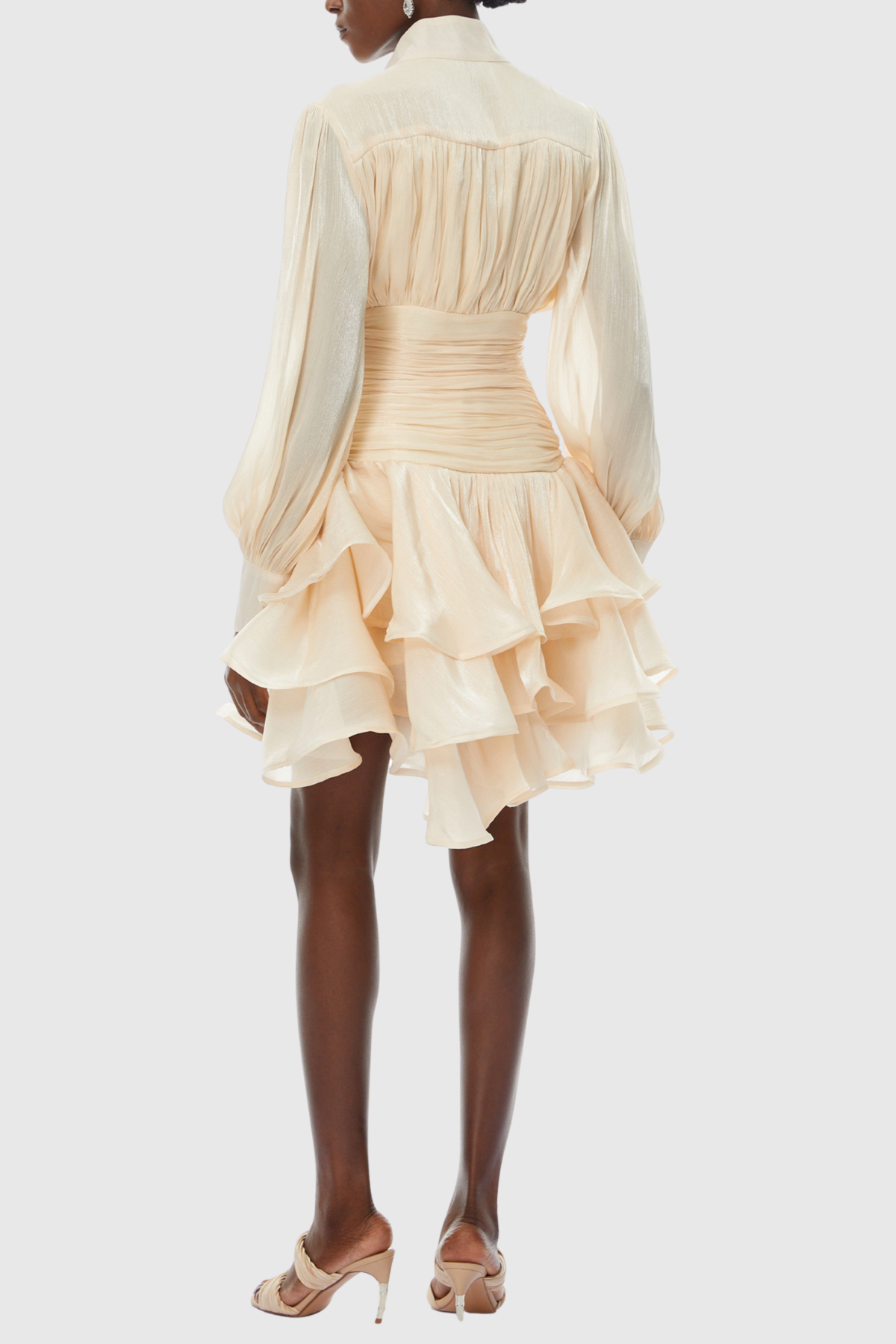 Camils Ruffle Ruched Mini Dress