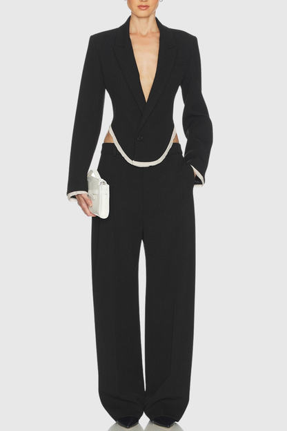 Camira Chiffon Edge Blazer