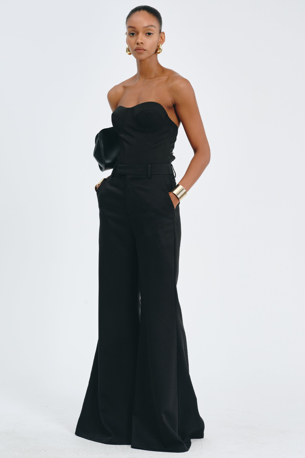 Candra Bustier Top & Trousers Set