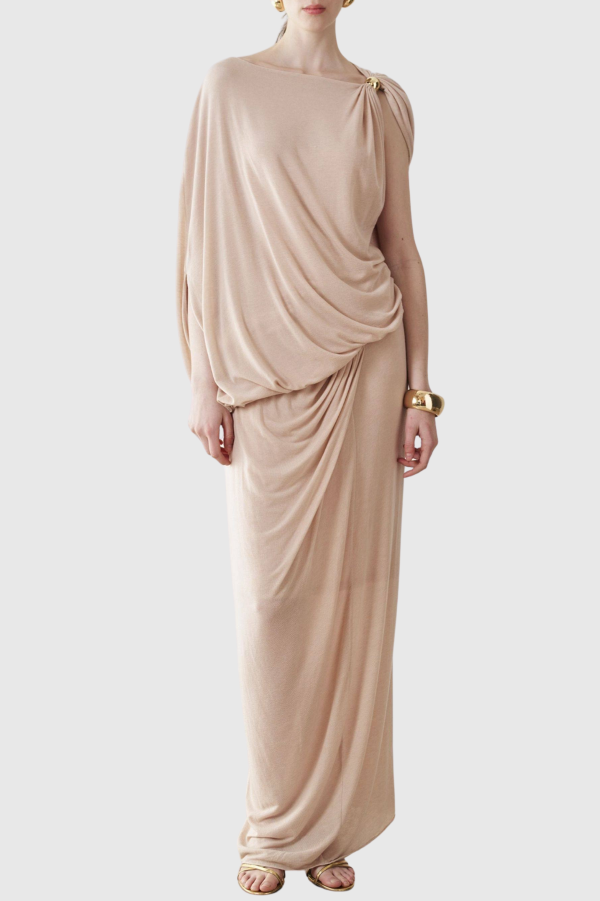 Carew Asymmetric Draped Top