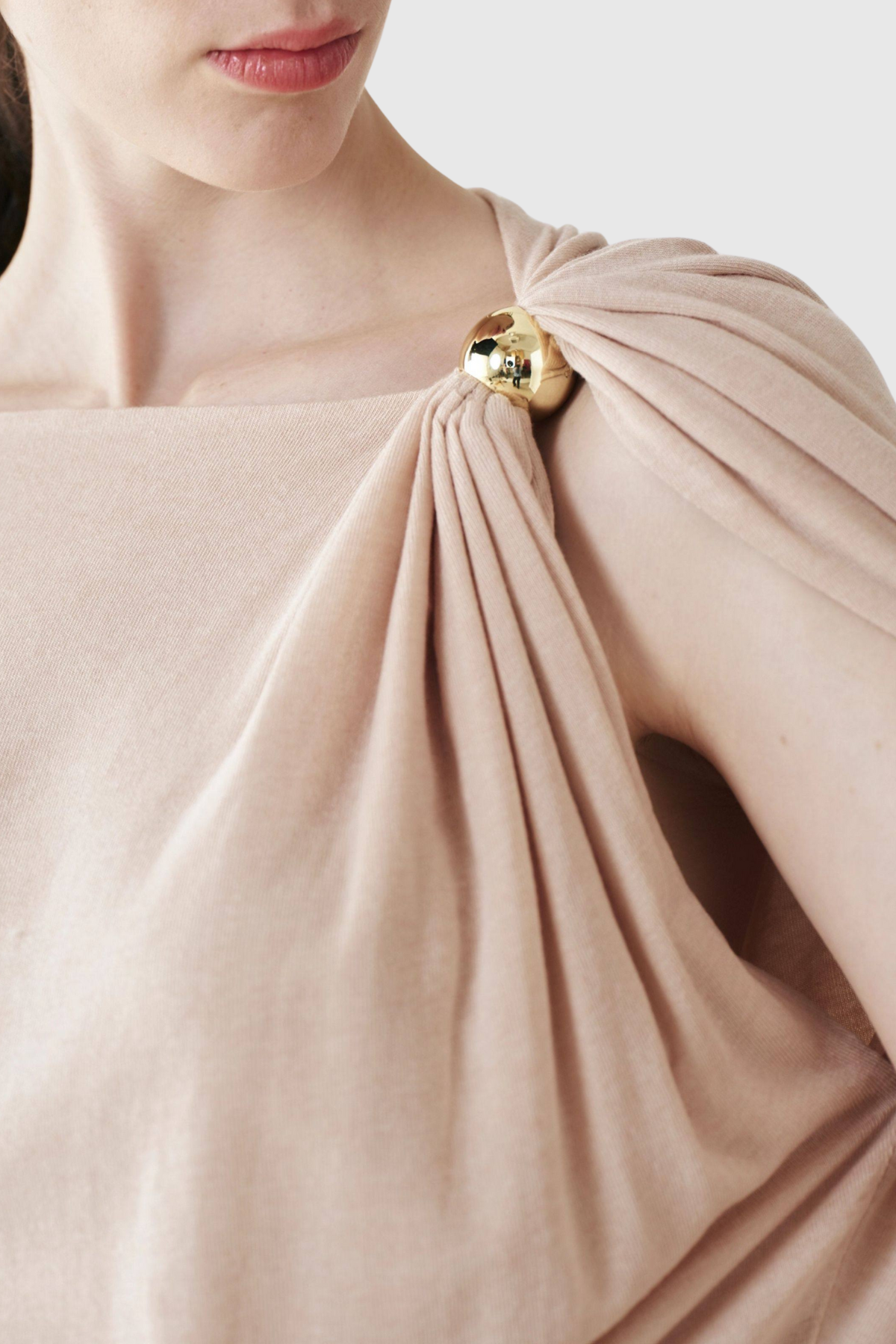 Carew Asymmetric Draped Top