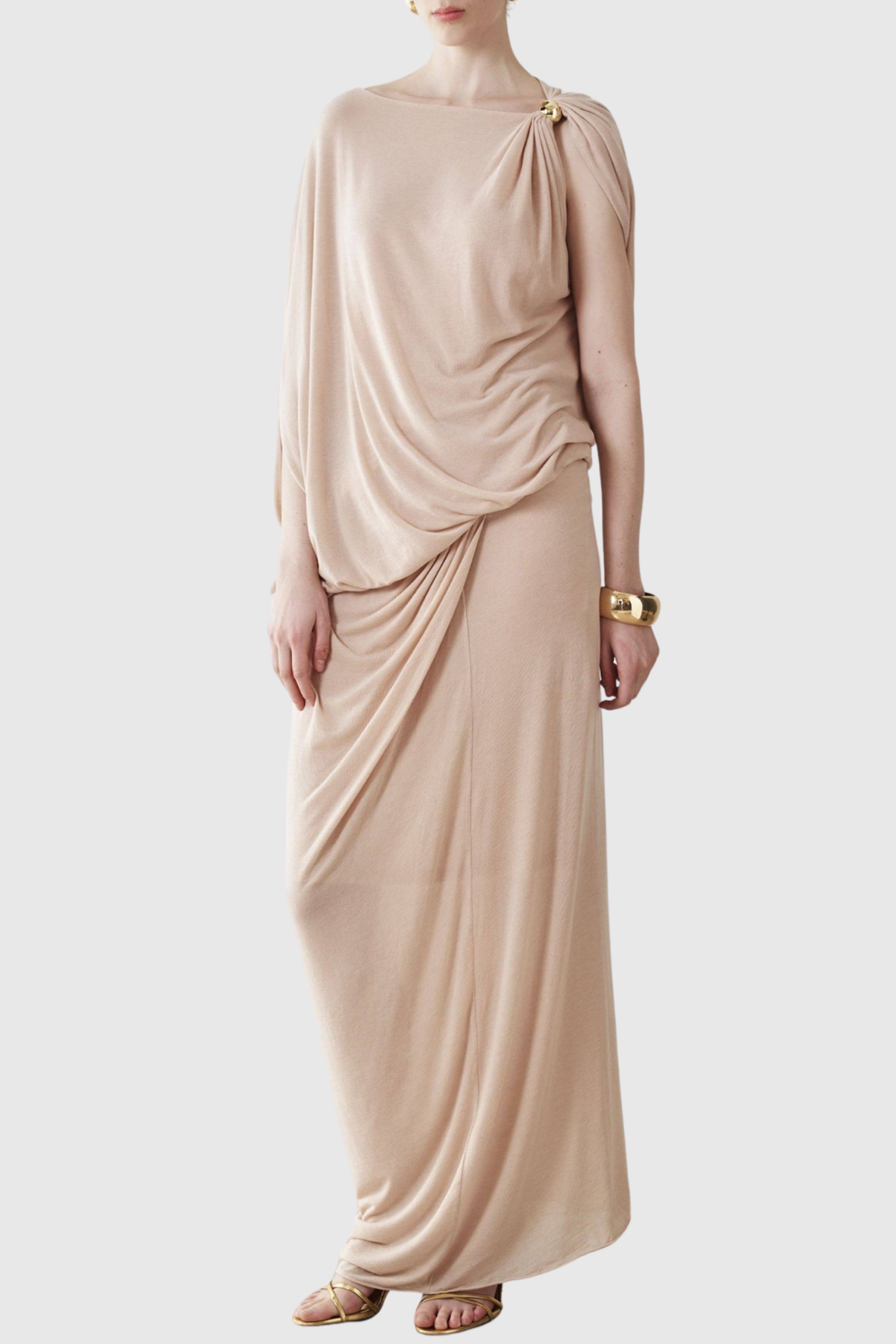 Carew Asymmetric Draped Top