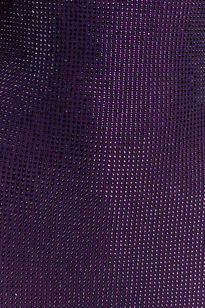 Caria Crystal Embellished Backless Maxi Dress - Purple