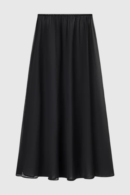 Carlotta Cape Sculptural Top & Maxi Dress Set - Black