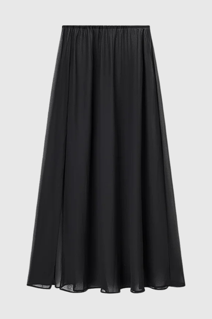 Carlotta Cape Sculptural Top & Maxi Dress Set - Black