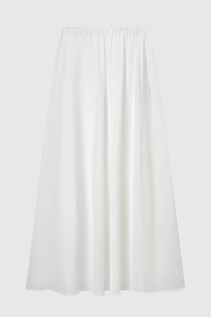 Carlotta Cape Sculptural Top & Maxi Dress Set - White