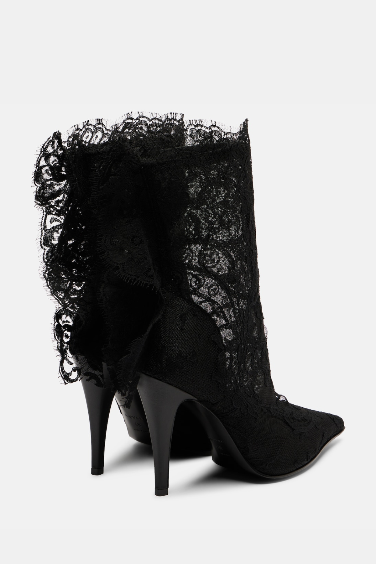Cassiel Lace Ankle Boots - Black