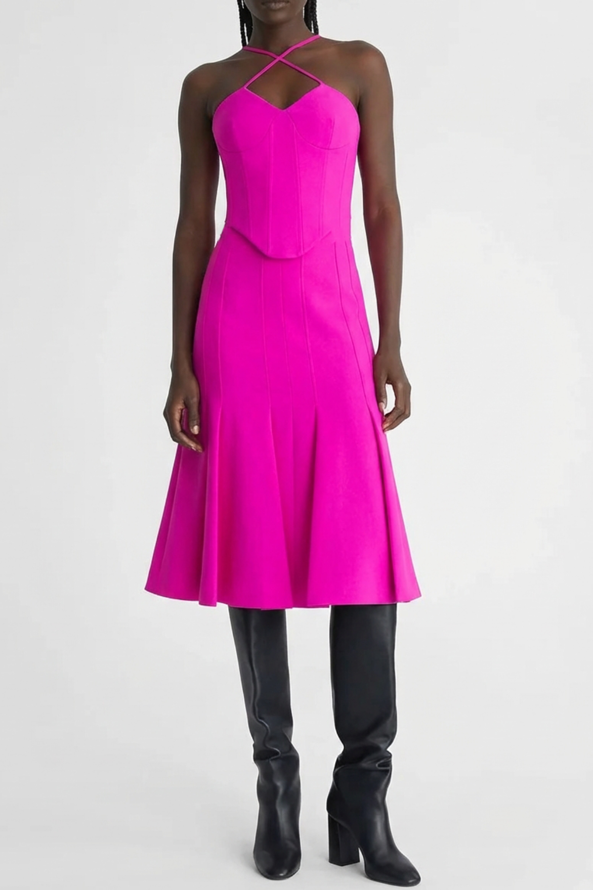 Cedric Halter Corset - Pink