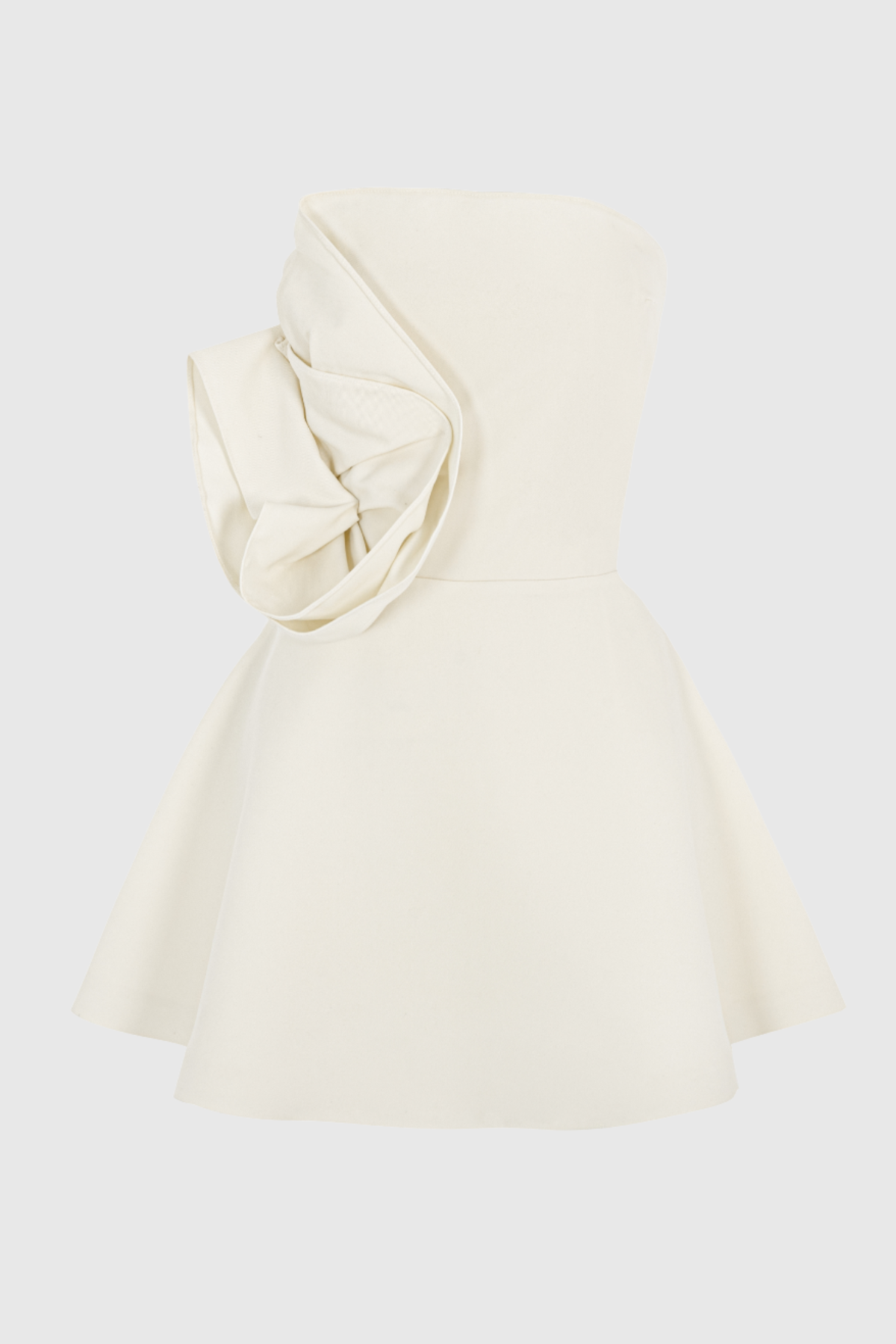 Celosia Floral Strapless Mini Dress