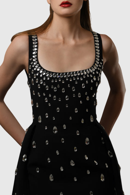 Celyn Crystal Embellished Maxi Dress