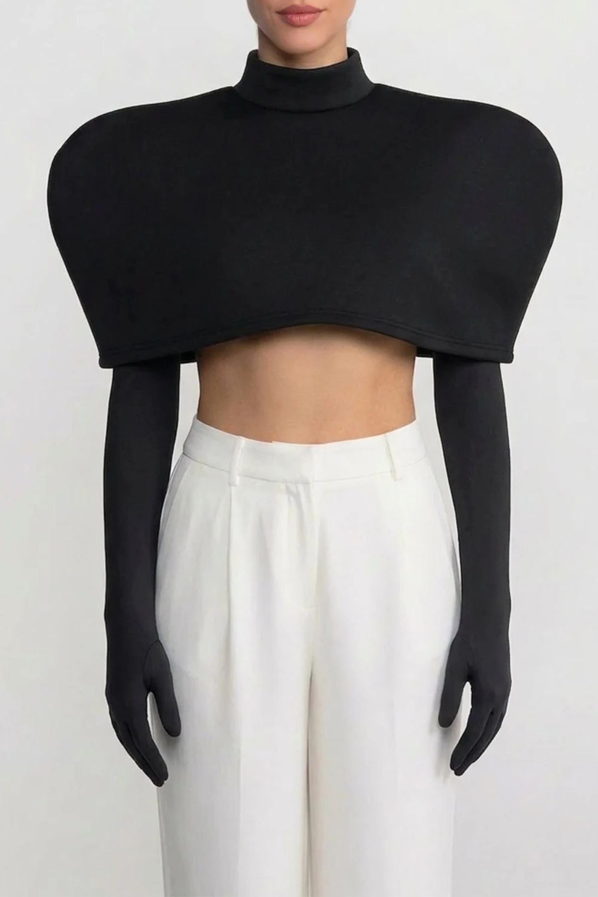 Cerysa Cape Cropped Top