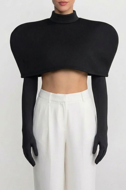 Cerysa Cape Cropped Top