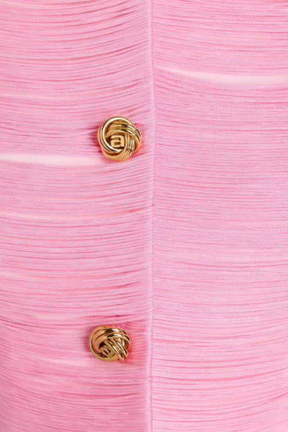 Charisa Fringe Jacket - Pink