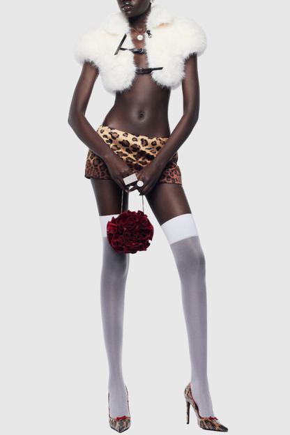 Chaya Leopard Mini Skirt