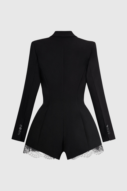 Chayaia Lace Trim Romper