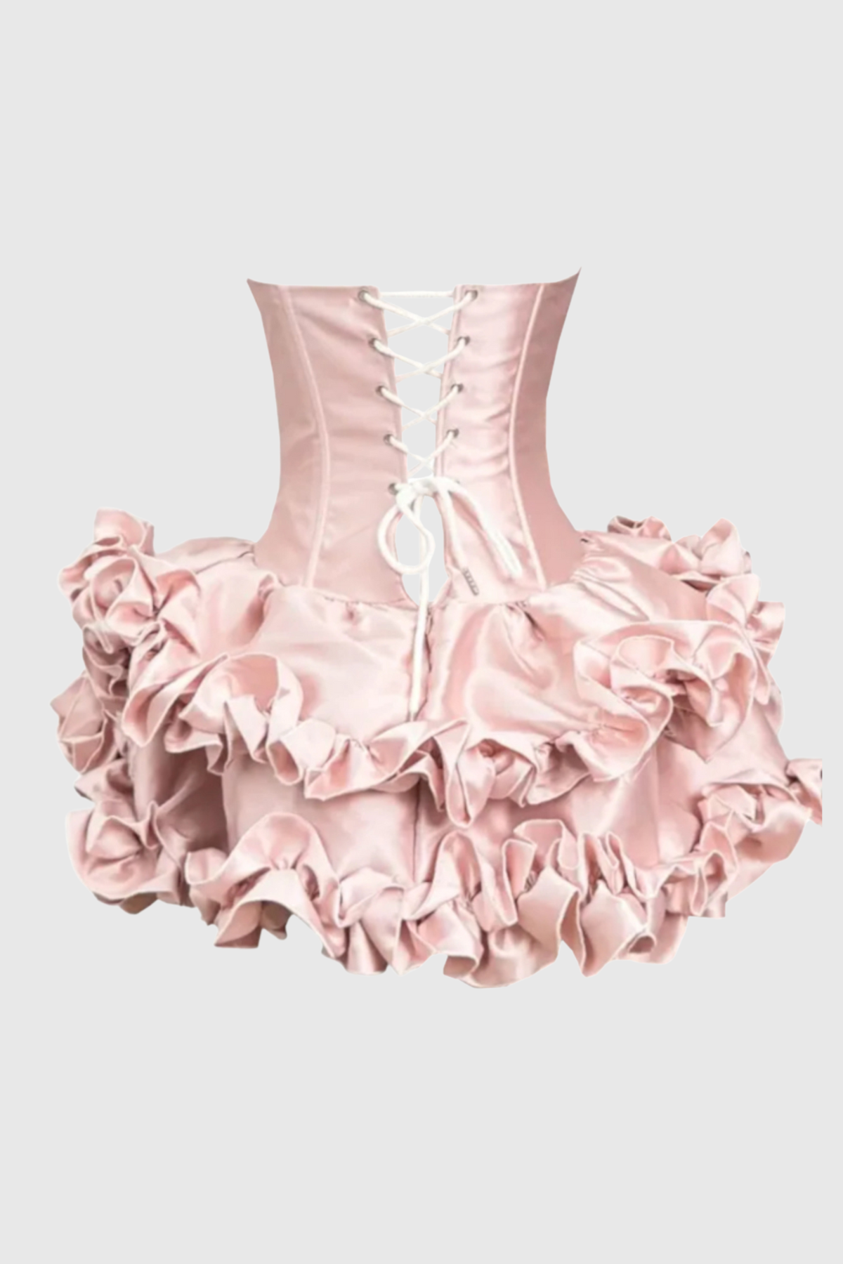 Chihia Strapless Bow Corset Mini Dress