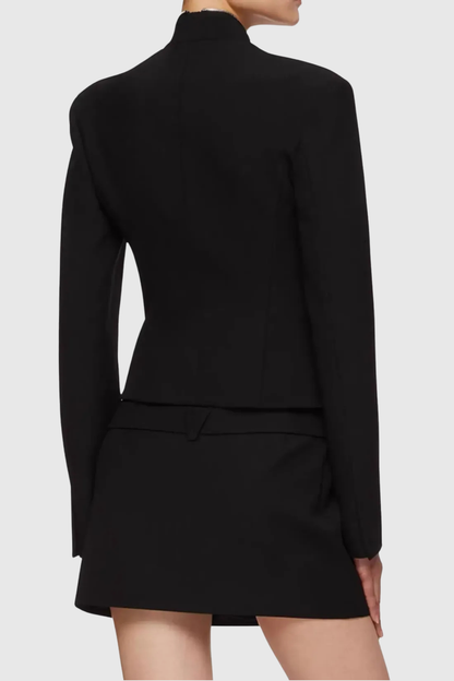 Chrissy Zip Embellished Jacket