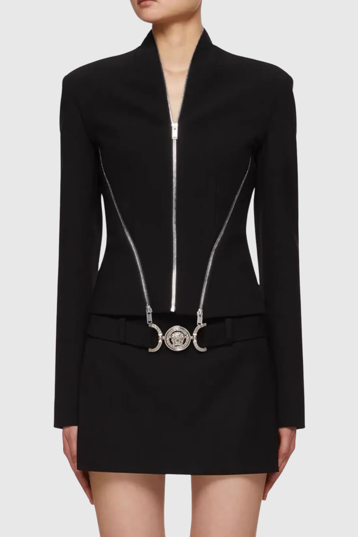 Chrissy Zip Embellished Jacket