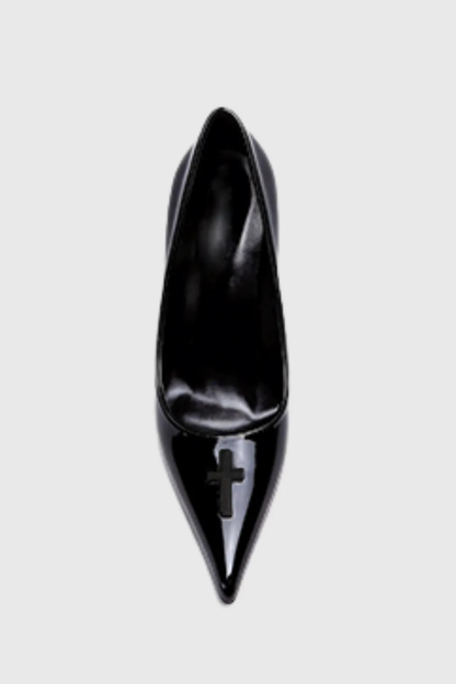 Ciara Cross Pumps - Black
