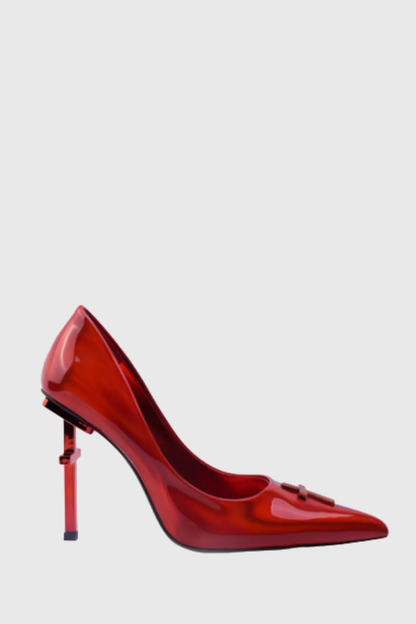 Ciara Cross Pumps - Red