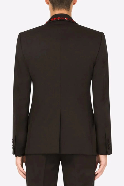 Cicero Rhinestone Embellished Blazer